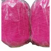 Bright pink 6-strand irion-dollar polyester sewing thread, hand-woven wax thread, shoe thread, thread type Item Picture